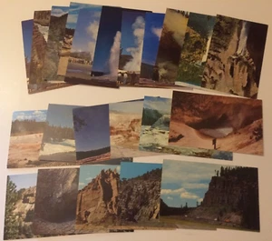 Yellowstone National Park 25 Postcard Lot~NEW~Old Faithful Geyser~Color Pictures - Picture 1 of 10