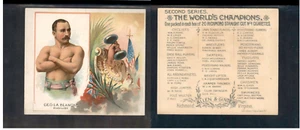1889 N43 Allen & Ginter The World Champions PUGILIST GEO LA BLANCHE 3131 - Bild 1 von 1