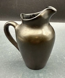 Small Brown Metallic Glaze Signed HB Quimper pottery pitcher France - Picture 1 of 7