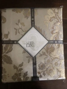 $90 MARCELLE WATERFORD  LINENS TABLECLOTH Oblong 70”x126” For 10 To 12 People - Picture 1 of 9