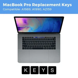 MacBook Pro Key & Butterfly Clip Replacement for 2018 2019 A1989 A1990 A2159 - Picture 1 of 69