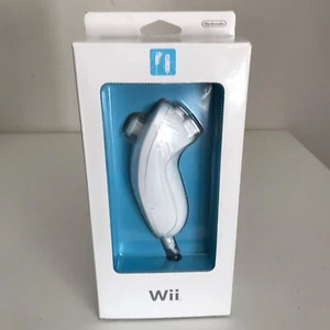 Nintendo Wii Nunchuk Controller Official Genuine NEW Sealed Boxed OEM White - Picture 1 of 6