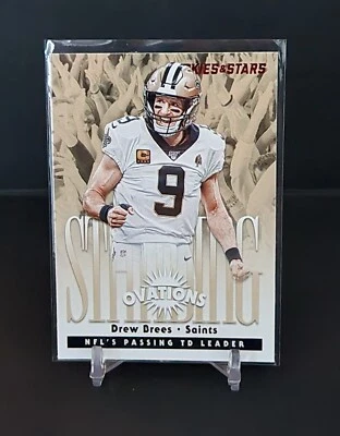 Drew Brees 2020 Rookies & Stars Standing Ovations Card New Orleans Saints #SO-6 - Image 1 of 2