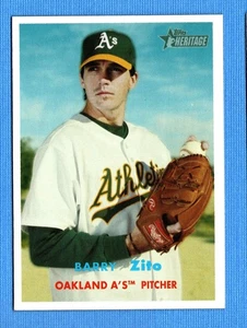 2006 Topps Heritage #105 Barry Zito Oakland Athletics - Picture 1 of 1