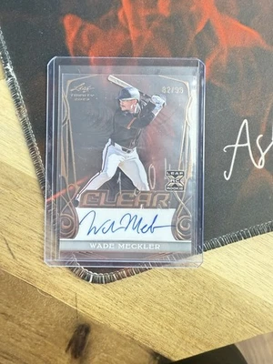 Wade Meckler 2023 Leaf Trinity Clear Auto 82/99 - Image 1 of 2