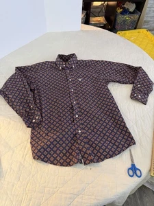 Herren Ariat S Stretch Hemd Western Aztez Geometric Print Langarm - Bild 1 von 12