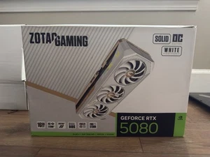 ZOTAC SOLID OC White Edition GeForce RTX 5080 16GB 256-Bit GDDR7 PCI-Express 5.0 - Bild 1 von 2