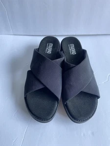 Munro Women’s Dekkie Black Slide Comfort Sandals Size 8.5 - Picture 1 of 4