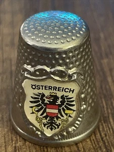 Austria Dedal Vintage Souvenir Coleccionable - Imagen 1 de 5