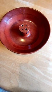 Mcm California Redwood Nut Bowl Beautiful Wood Preowned - Bild 1 von 16