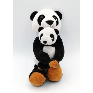 Kinder Ferrero 9" Panda Plush Mum & Baby Soft Stuffed Animal Toy - Bild 1 von 4
