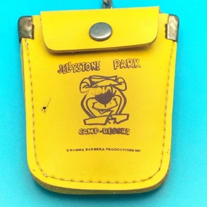 JELLYSTONE PARK Key Case Yellow Cartoon Novelty Key Ring Retro Collectible - Picture 1 of 9