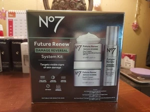 No7 Future Renew Damage Reversal Kit Serum Day & Night Cream Exp 2/26 Full Sizes - Picture 1 of 5