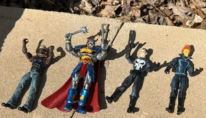 Marvel Universe Ghost Rider, Luke Cage, Punisher And Death’s Head 3.75" Figures - Picture 1 of 5