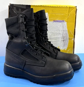 NUEVO EN CAJA 9 REG BELLEVILLE 8" BOTAS DE COMBATE CLIMA CÁLIDO 390TRP NEGRAS - Imagen 1 de 8