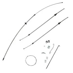 Kit de cables de freno de estacionamiento con cable intermedio Dodge Challenger 1970-71 OE - Imagen 1 de 9