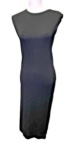 YOSHIE INABA Maxikleid Baumwolle Nylon ärmellos Größe S/M schwarz a24 - Bild 1 von 8