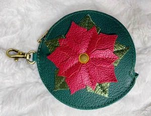 Portland Lederwaren Holiday Poinsettia 2025 Neu Gordita Weihnachtsstern Sea Glass Reba - Bild 1 von 2