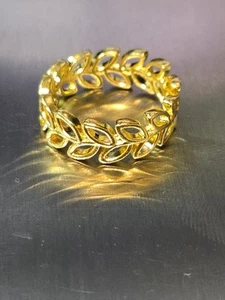 Menē 24k Gold Ring - Size 9 Laurel Wreath - 9g PURE GOLD - Picture 1 of 10
