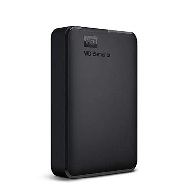 Western Digital WD Elements Portable 5TB USB 3.0 Hard Drive, Black, WDBU6Y0050BB - Image 1 of 4