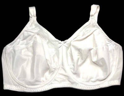 Sujetador Bali para mujer 36DDD blanco con aros 0180 cobertura completa sin forro lazo de encaje transparente Foto 1 de 4