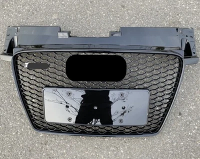 For AUDI TT 8J TTRS 2008-2014 style Front bumper Grille Mesh Grill black - Image 1 of 4