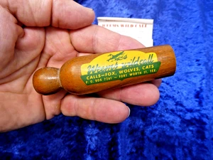 Vintage Weems Wild Call Fuchs Wölfe Katzen mit Papieren. Neuwertig! - Bild 1 von 7