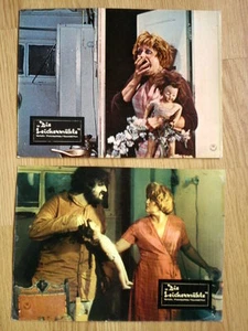 TED V MIKELS: THE CORPSE GRINDERS 2 scarce German Lobby Cards 1971 Horror Cult - Picture 1 of 1