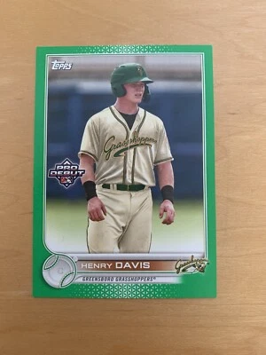 2022 Topps Pro Debut - Green #PD-139 Henry Davis /99 (RC) PIRATES - Image 1 of 4