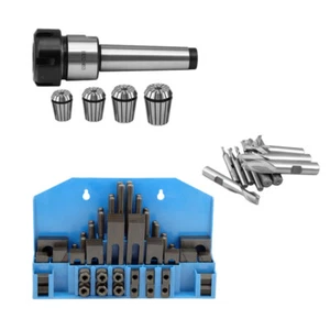 ER25 Collet Chuck Set with Clamping Kits Set and End Mills Bundle Offer - Picture 1 of 3