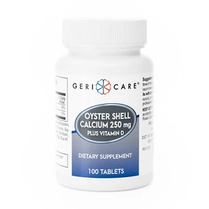 McK Joint Health Supplement Geri-Care® Oyster Shell 250 mg Strength Tablet 100 - Picture 1 of 1
