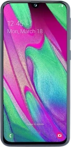 Samsung Galaxy A40 SM-A405F 64GB Black Dual Sim Unlocked Smart Phone Black Blue - Picture 1 of 17