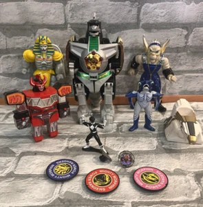 Lote mixto de figuras de acción y vehículos Mighty Morphin Power Rangers - Imagen 1 de 15