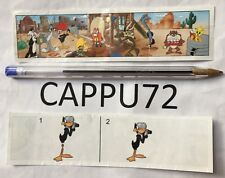 DUFFY DUCK CON CINEPRESA-Cartina/Bpz -Looney Tunes Cinema-Kinder Sorpresa