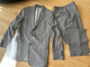 Brooks Brothers Plaid  Explorer Fitzgerald Fit  2 PC suit 40L jacket/pants - Picture 1 of 24
