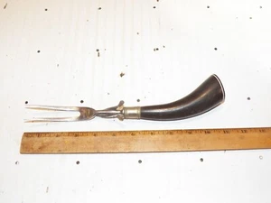 Vintage Stag Handle Carving Meat Fork - Picture 1 of 4