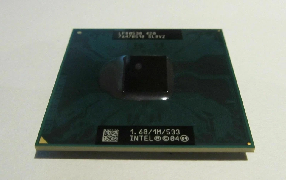 1 Intel Celeron M 420 sl8vz 1.60ghz/1mb/533mhz socket/Socket M ppga 478mt CPU PC - Immagine 1 di 1