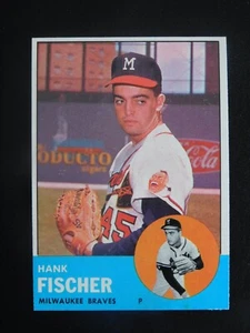 1963 Topps Baseball Card #554 Hank Fisher (NM) - Picture 1 of 2