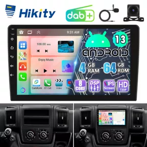 DAB+ 8-Core 4+64G 9" Android Radio Für Fiat Ducato Peugeot Boxer Citroen Jumper - Bild 1 von 17