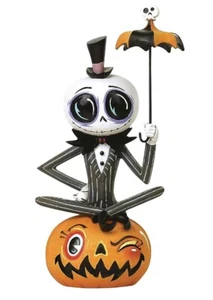 Disney Showcase Enesco Jack Skellington Pumpkin Umbrella Miss Mindy Figure RARE - Picture 1 of 4