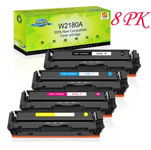 218A W2180A NC Toner 8Pack Fits for HP LaserJet MFP 3301cdw/fdw/sdw & Pro 3201dw - Picture 1 of 24