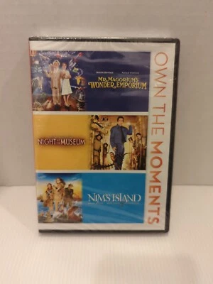 Mr. Magoriums Wonder Emporium/Night at the Museum/Nims Island (DVD, 2012) New Foto 1 de 3