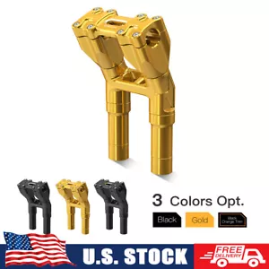 NICECNC Handlebar Risers Modular Clamp for Harley Heritage Softail FLSTC 01-17 - Picture 1 of 15