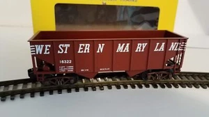 S American Models 3202 Western Maryland #16322 2-Bay Ribbed Hopper Car - Picture 1 of 11