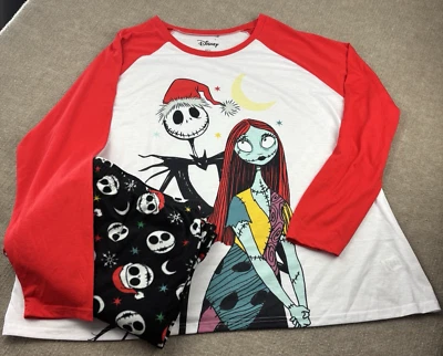 Pesadilla antes de Navidad Ropa de dormir Conjunto de pijama Talla 3X Pantalones de vellón Foto 1 de 4