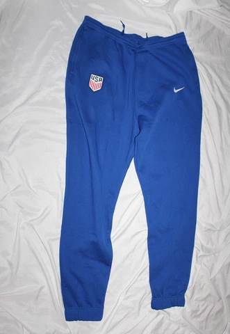 Nike Team USA Soccer Fleece Sweatpants Joggers Blue DH4993-452 Men’s Size XXL Cover