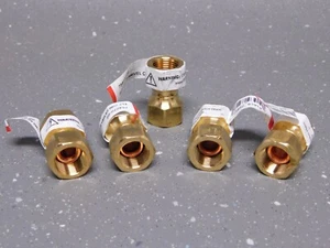 (5) Anderson Metals Messing 3/8" Flare Schwenkverbinder Propan Erdgas LPG - Bild 1 von 3