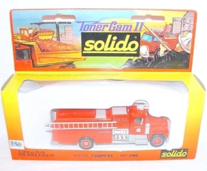 Solido TONERGAM 1:60 MACK BREWSTER CITY FIRE DEPARTMENT WATER TRUCK #3106 MIB`85 - Picture 1 of 8