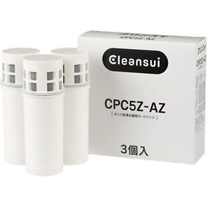Clean Sui Water Purifier Pot Type White Cartridge Contains 3 [Replaced  No.7140