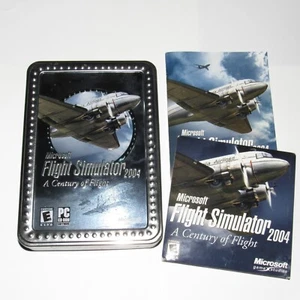 Microsoft Flight Simulator 2004 Century Of Flight PC Game Complete Tin - Picture 1 of 4
